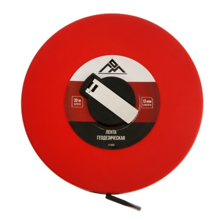 Roulette geodesical scrap, fiberlass tape, closed case, 30 m x 13 mm-2