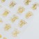 Stickers "English alphabet and numbers" 10x23 cm