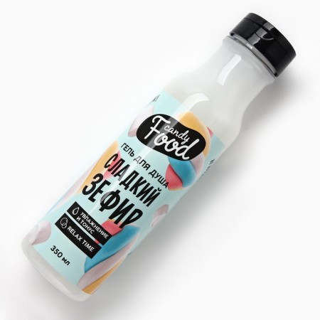 Shower gel, 350 ml, marshmallow aroma, Candy Food-2