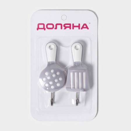 Hooks self -adhesive shares "kitchen", 2 pcs, color mix-4