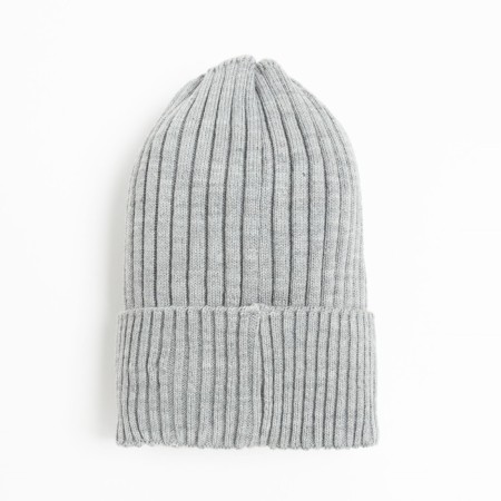 Children's hat, gray color, size 48-52-3