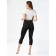 Female leggings, size 42, black color