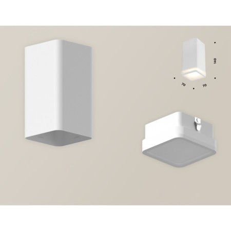 Ambrella Light Acrylic lamp, XS7820020, MR16 GU5.3, GU10 LED 10 watts, white sand, white matte-2