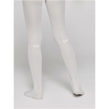 Children's tights with imitation of Golphs in peas Conte Elegant Milana, height 104-110 cm, color Bianco