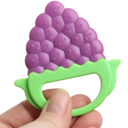 Silicone teether "grapes", baby-2