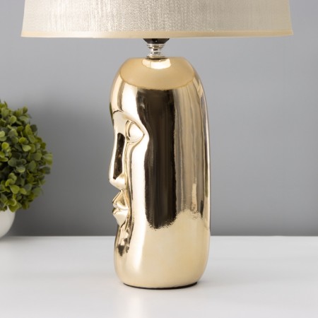 Table lamp with lampshade Risalux "Ricardo", E27, 40 W, Figure base, 30 × 30 × 48 cm-6