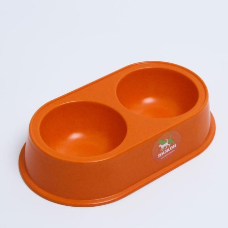Bamboo double bamboo, 23.5 x 13 x 5 cm, orange-4