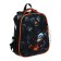 School backpack 38 x 30 x 16 cm, ergonomic back, Stavia "dinosaur 2", black