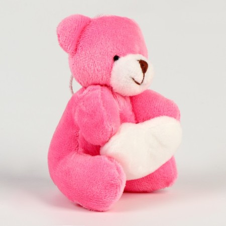 Soft toy "Bear with Heart" on the suspension, color mix-1