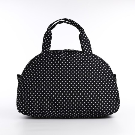 Road bag with lightning, external pocket, long belt, black color-1