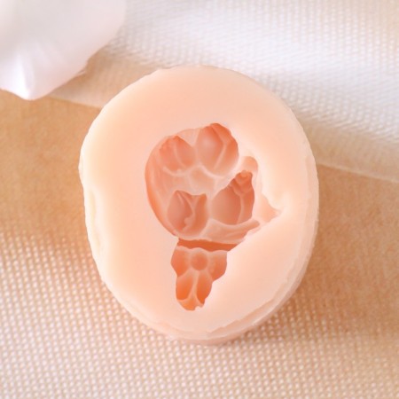 Silicone Mold "Bouquet of Flowers" 2.1x2.8 cm-1