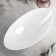 Porcelain salad Wilmax olivia, 30.5 × 17 × 8.5 cm, white color