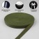 Berry tape, 20 mm, 50 ± 1 m, density 3.33 g/m, khaki color