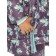 Coat for girls, height 98 cm, purple color