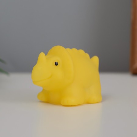 Night Plastic "Triceratops" 2W LED 3LR44 yellow 3x5x4cm