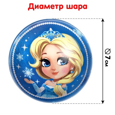 Puzzle in the Christmas tree "Snow Princess"-3
