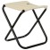 Tourist chair, folding 22 x 20 x 25 cm, beige color