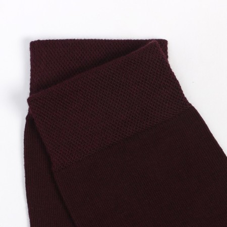 Male socks, burgundy color, size 27-2