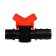 The control valve, external thread 3/4 ", for the hose 1" (25 mm), plastic
