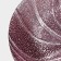 Black dinethered plate "Drachna", D = 28.5 cm, burgundy color
