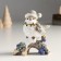 Polystone souvenir "New Year's sparks in a cap on a snag with berries" 5.5x11x11.5 cm