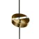 Lamp Bayerlux 2265/1 LED 5W gold 13x13x19-119 cm