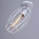 Spot "Oval" E27 40W white 14x23 cm