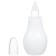 Children's nasal aspirator, with a cap, white color