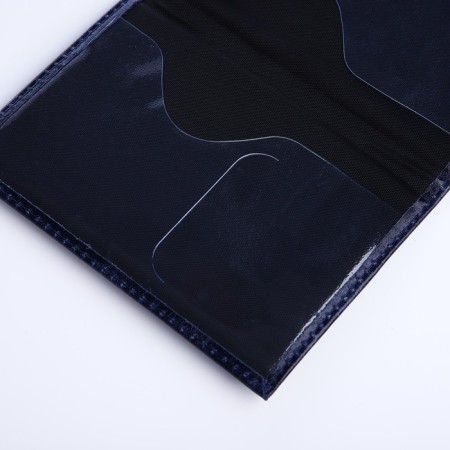 Cover for passport, blue color-5