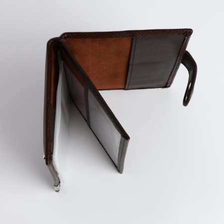 Cover for car documents and passports for magnet, brown color-4