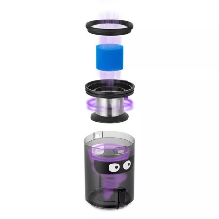 Vacuum cleaner KitFort KT-5158, vertical, wireless, 350 W, dry/wet cleaning, 0.6 liters-5
