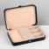 Organizer for jewelry "Portable box", 8 stripes, 4 places, 14 × 21 × 4.5 cm, black color is black
