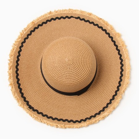 Women's hat Minaku, central to light-brown, river 58-1