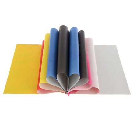 Colored paper A4, 16 sheets, 8 colors "kitten", newspaper, on the bracket-5