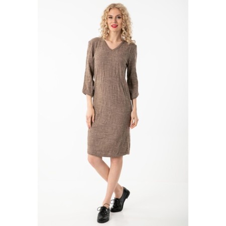 Women's dress, size 42, beige color