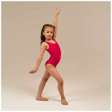 A swimsuit for gymnastics and dancing Grace Dance, p. 28, raspberry color-1