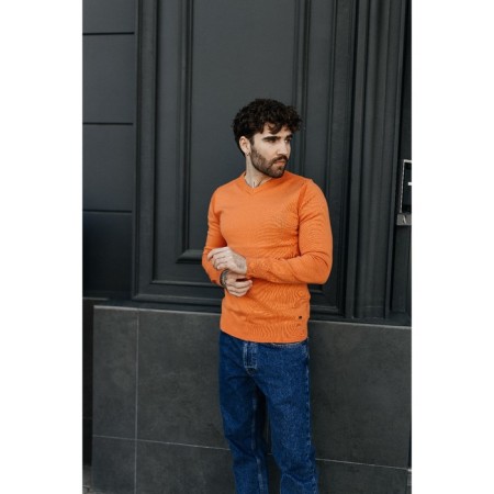 Jumper male ise, size 54, orange color-9