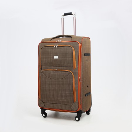 Big suitcase 28 ", a lightning department, code castle, 3 wheels, 2 outer pockets, beige color