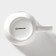 Porcelain share mug "Heart", 350 ml, white color