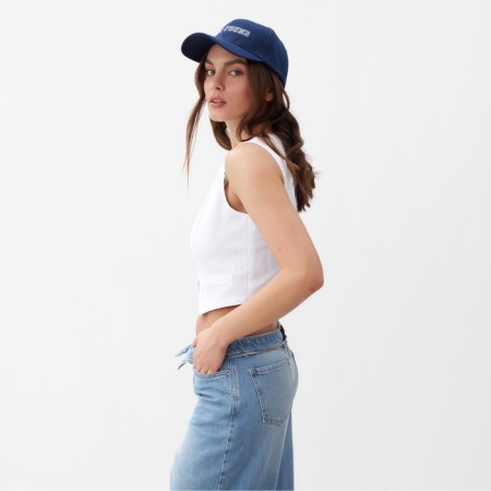 Women's vest MIST LINEN, p. 42, white-2