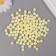 Decor for creativity "Assorted balls" light yellow set 10 grams