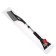 Brush STRICOM TORSO, 69-88 cm, with a scraper, telescopic, soft handle, gray