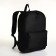 Youth backpack with lightning, external pocket, black color