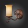 Wall lamp EVOLUCE. SL122.301.01. Ancora. 1x60 W, E14, 22x20 cm, brown color