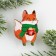 Icon in the box "fox", 5 x 4 cm