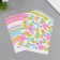 Scrapbooking paper "Bright circles" density 180 grams set 10 pcs 15.5x17 cm
