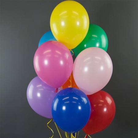 Latex ball 12 ", pastel, 100 pcs., Mix-1