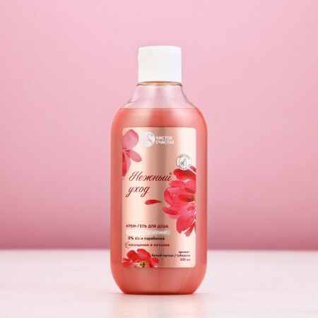 Shower gel “delicate care”, 300 ml, musk aroma, pure happiness-5