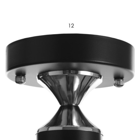 Hayam chandelier 3HE27 40W Black 60x30x35 cm Bayerlux-5