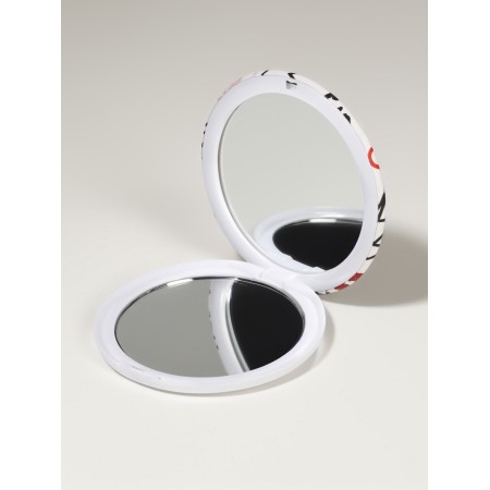 Mirror folding circle (2) C/took D7.5cm grl pwr white layer packet QF-2